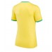 Brasilien Replika Hemma matchkläder Dam VM 2022 Korta ärmar